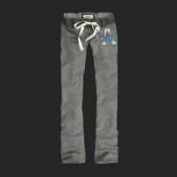 dames abercrombie sweatpants wit lace-up blauw grijs Wholesale Website pula1824